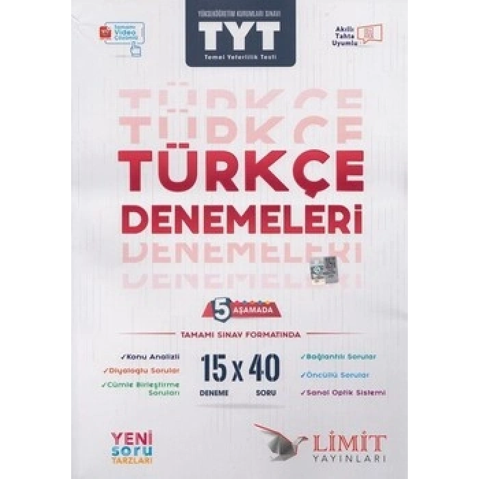 2026 Limit Yayınları TYT Türkçe Yeni Soru Tarzları ile Denemeleri