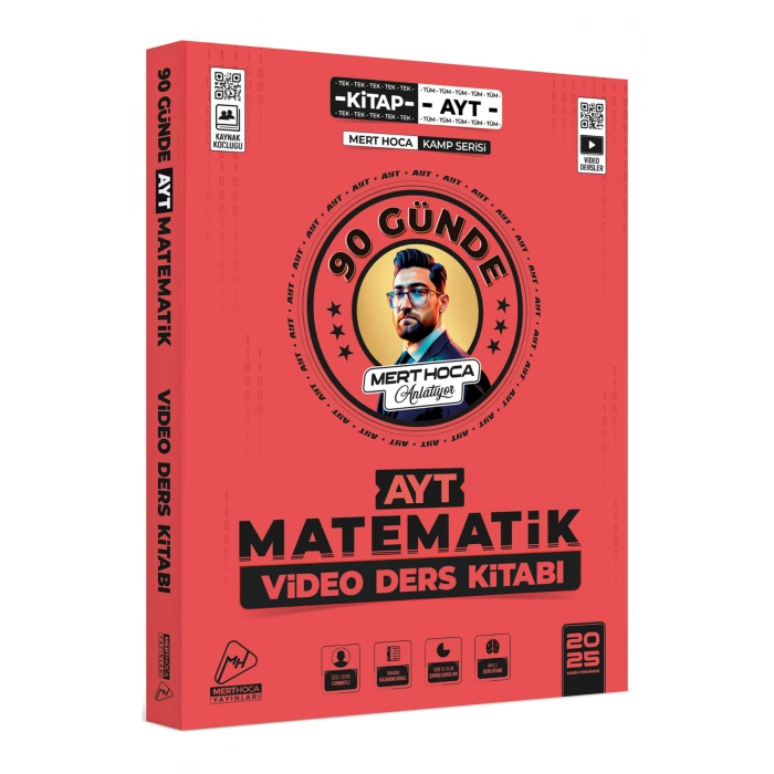 2026 AYT 90 Günde Matematik Kampı Video Ders Kitabı Mert Hoca Yayınları