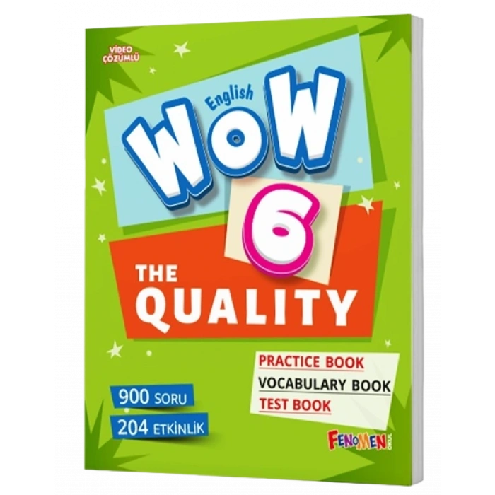 WOW English 6 The Quality + Practice Book + Vocabulary Book + Test Book