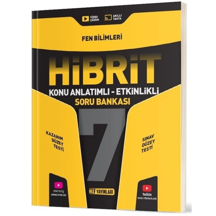 8. SINIF LGS HİBRİT FEN BİLİMLERİ SORU BANKASI