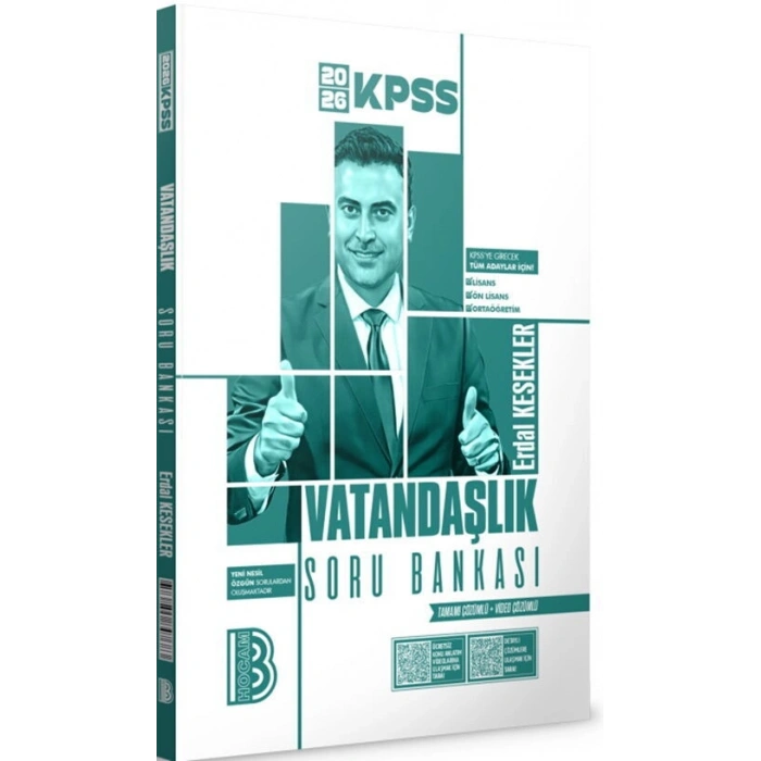 Benim Hocam 2026 KPSS Vatandaşlık Tamamı Çözümlü Soru Bankası Benim Hocam Yayınları
