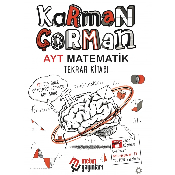 2026 AYT Matematik Tekrar Kitabı | Karman Çorman Metin Yayınları