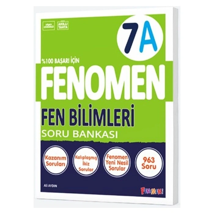 7. Sınıf Fen Bilimleri A Fenomen Soru Bankası