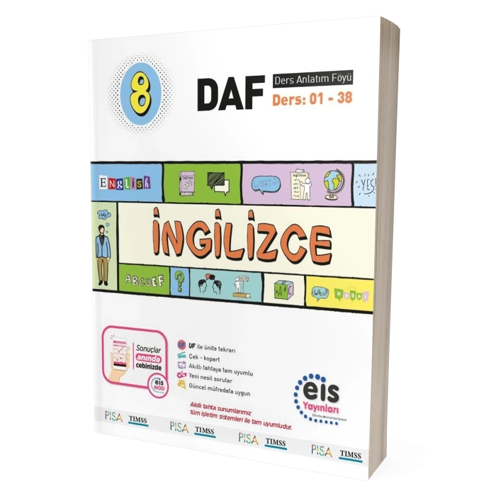 8. Sınıf DAF İngilizce Ders Anlatım Föyü Eis Yayınları