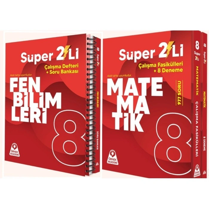 8. Sınıf  LGS Süper İkili Matematik ve Fen Seti | 2026