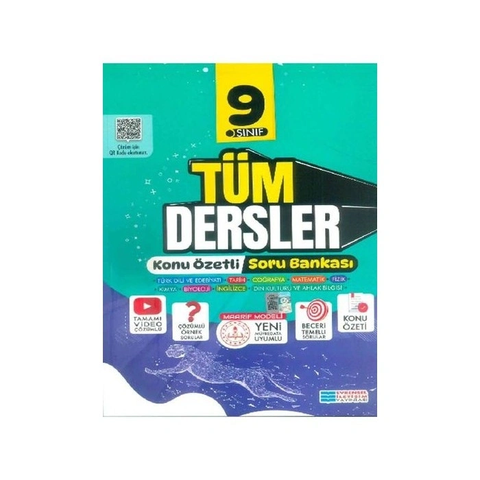 9. Sınıf Tüm Dersler Konu Özetli Soru Bankası 2025