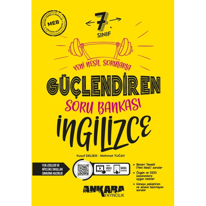 Ankara Yayıncılık 7. Sınıf İngilizce Güçlendiren Soru Bankası