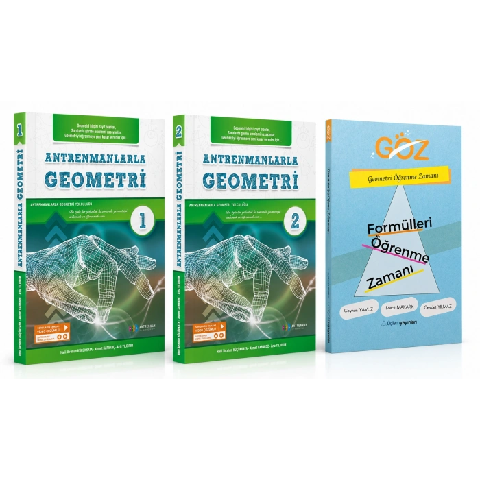 Antrenmanlarla Geometri 1 2 3 ve Geometri Formül Kitabı