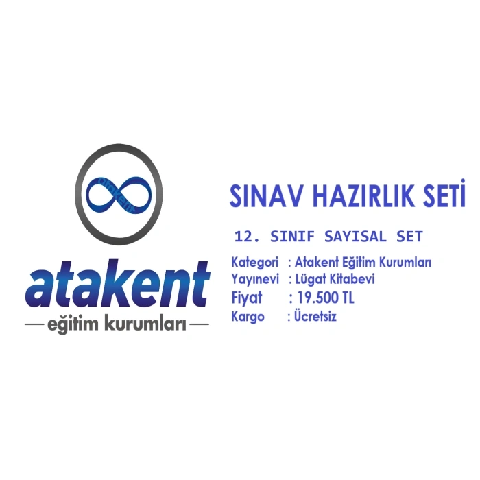 ATAKENT KOLEJİ 12. SINIF SAYISAL SINAV HAZIRLIK SETİ