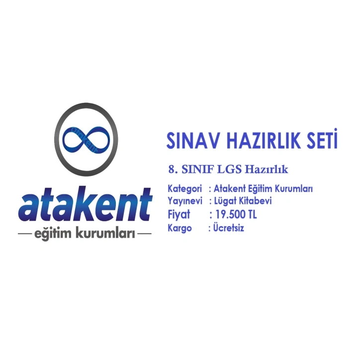ATAKENT KOLEJİ 8. SINIF LGS SINAV HAZIRLIK SETİ