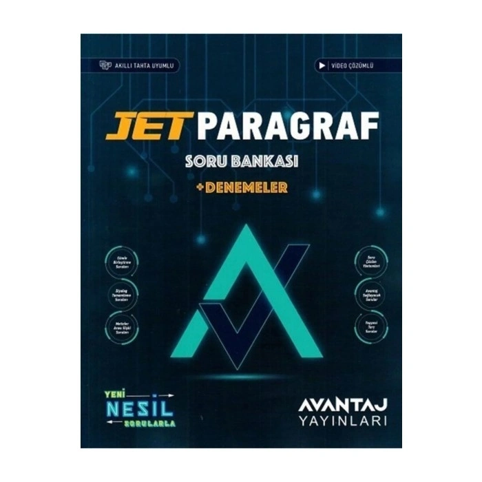 Avantaj Yayınları Jet  TYT Paragraf Soru Bankası | 2025