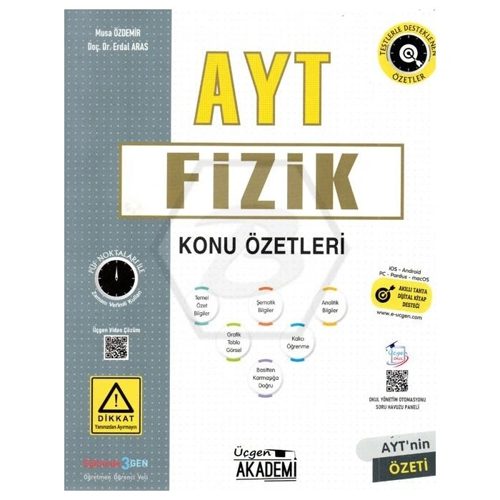 AYT FİZİK Konu Özetleri