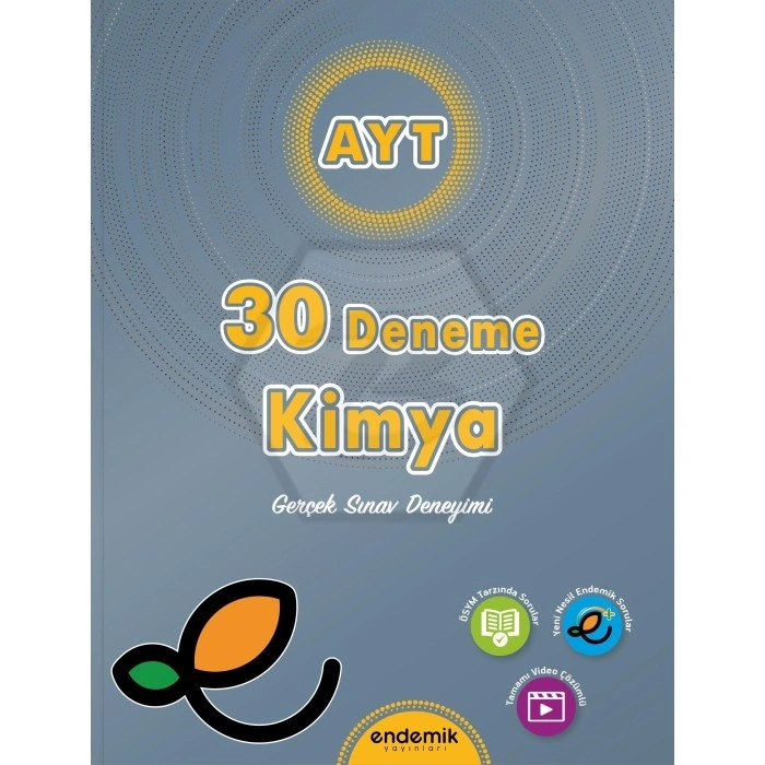 AYT Kimya 30 lu Deneme Sınavı -2025 Endemik Yayınları
