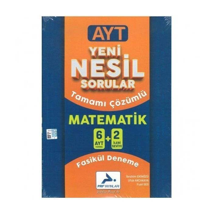 AYT Matematik Yeni Nesil 6+2 Denemesi Tamamı Çözümlü