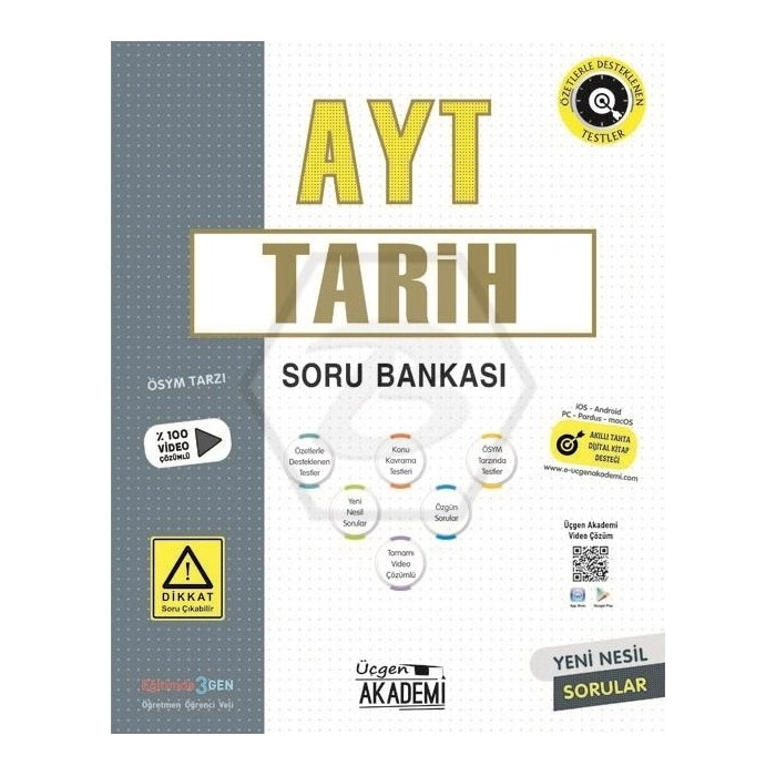AYT TARİH - Soru Bankası ÜÇGEN AKADEMİ