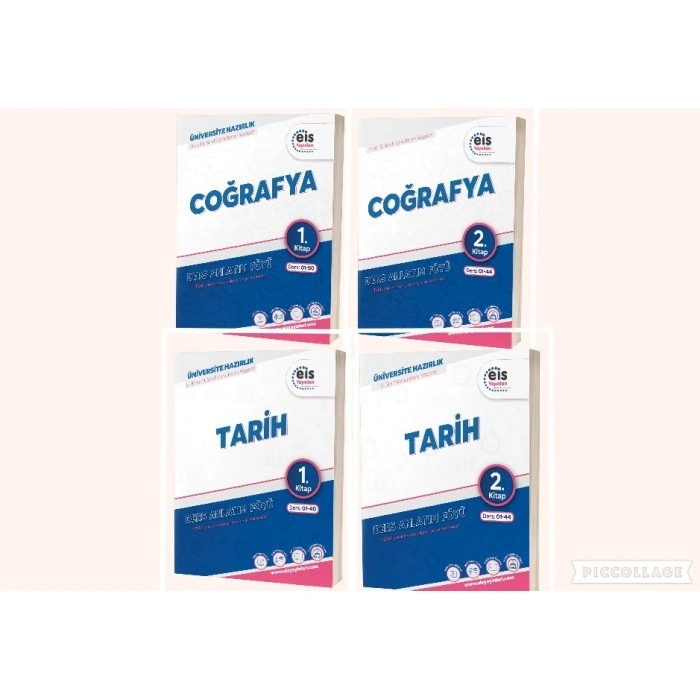 EİS TYT AYT TARİH / COĞRAFYA DAF SET - 4 KİTAP