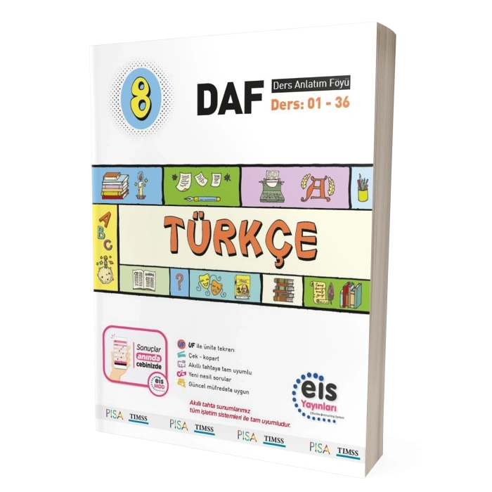 Eis Yayınları 8. Sınıf - DAF - Türkçe
