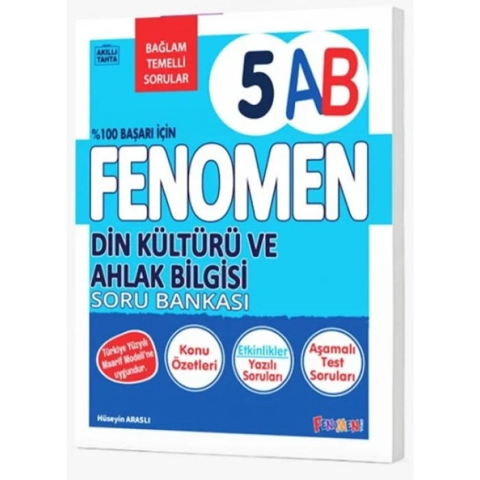 FENOMEN 5. SINIF DİN KÜLTÜRÜ VE AHLAK BİLGİSİ (A-B) SORU BANKASI 2027