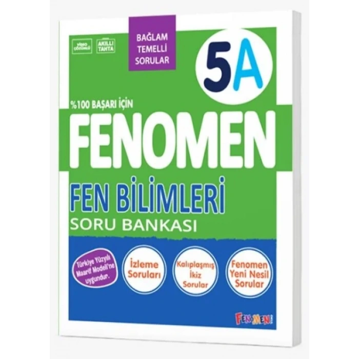 FENOMEN 5. SINIF FEN BİLİMLERİ A SORU BANKASI 2027