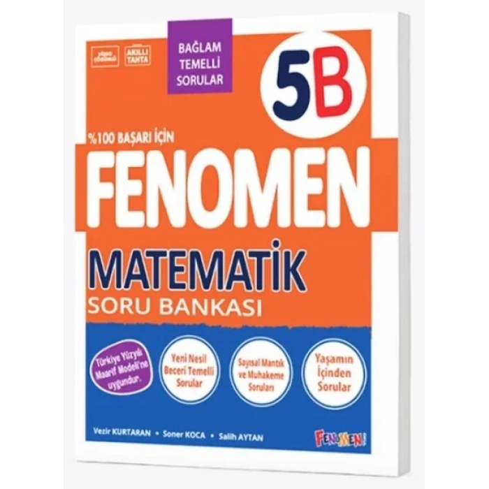 FENOMEN 5. SINIF MATEMATİK B SORU BANKASI 2027