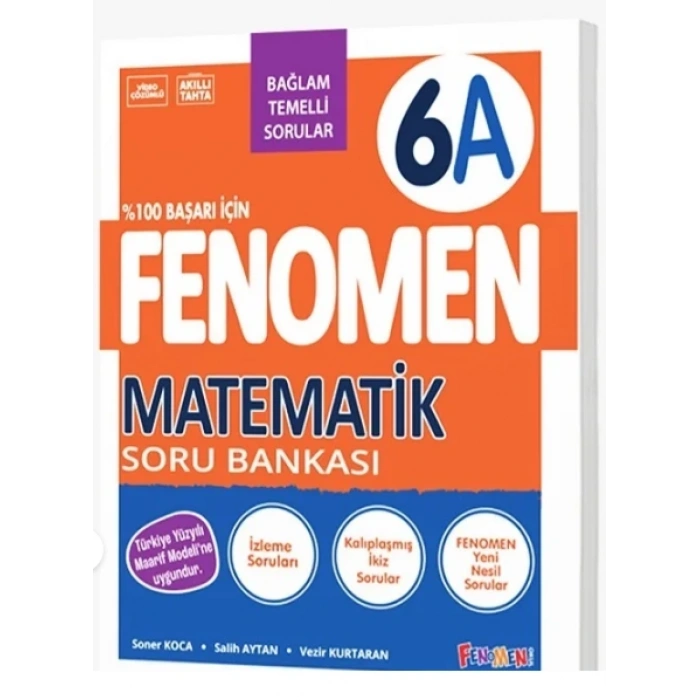 Fenomen 6. Sınıf Matematik A Fenomen Soru Bankası 2027