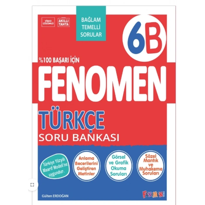 FENOMEN 6. SINIF TÜRKÇE B SORU BANKASI 2027