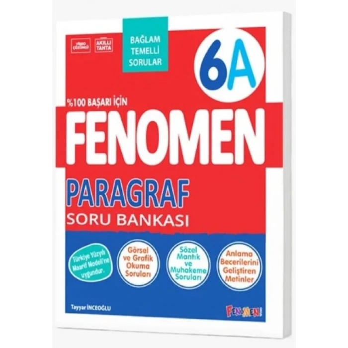FENOMEN 6. SINIF PARAGRAF (A) SORU BANKASI 2027