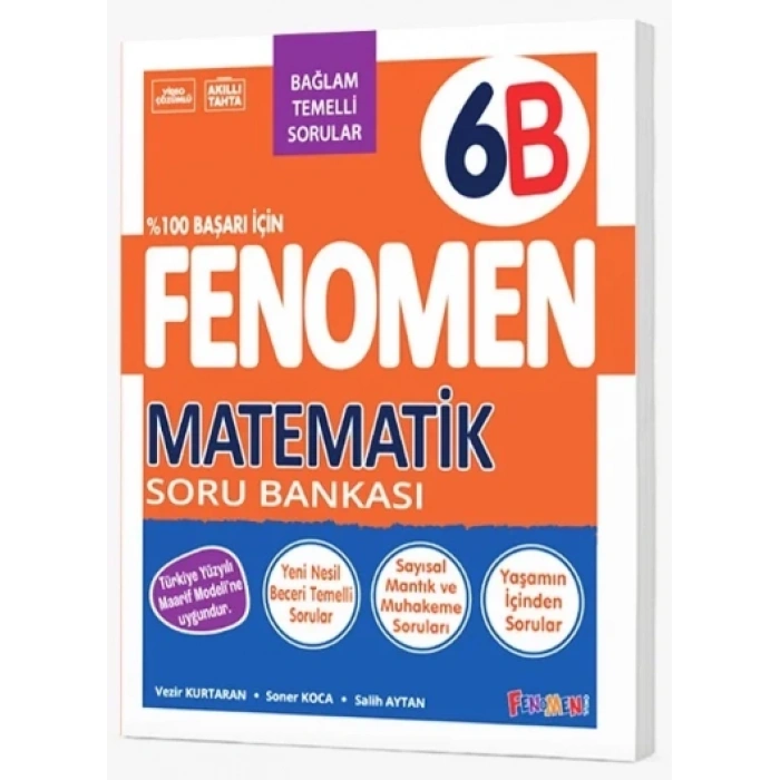 Fenomen 6. Sınıf Matematik B Fenomen Soru Bankası 2027