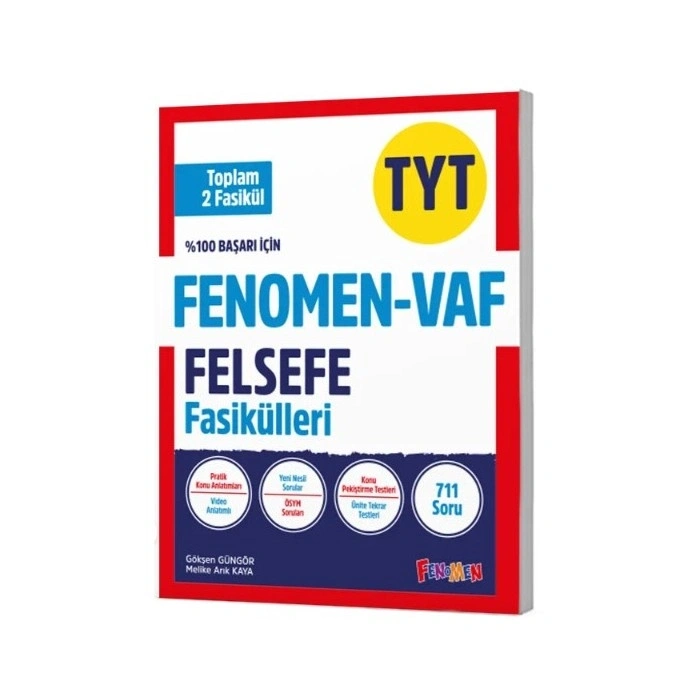 Fenomen-VAF TYT Felsefe Fasikülleri 2025