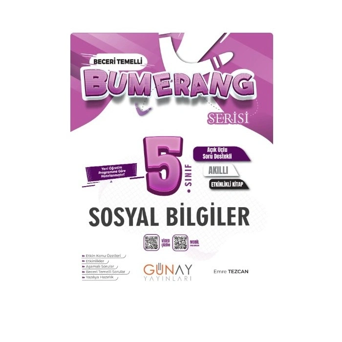 Günay 5. Sınıf Bumerang Sosyal Bilgiler 2026