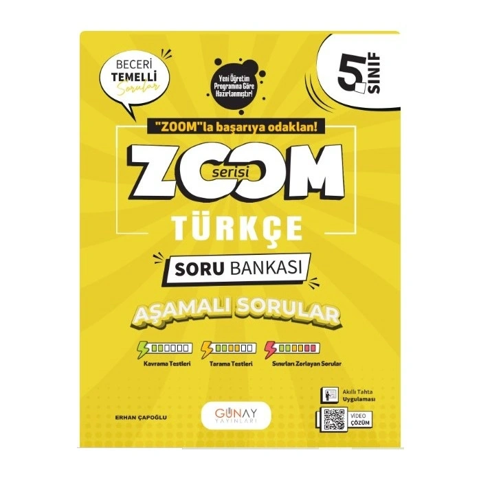 Günay 5. Sınıf Zoom Türkçe Soru Bankası 2026