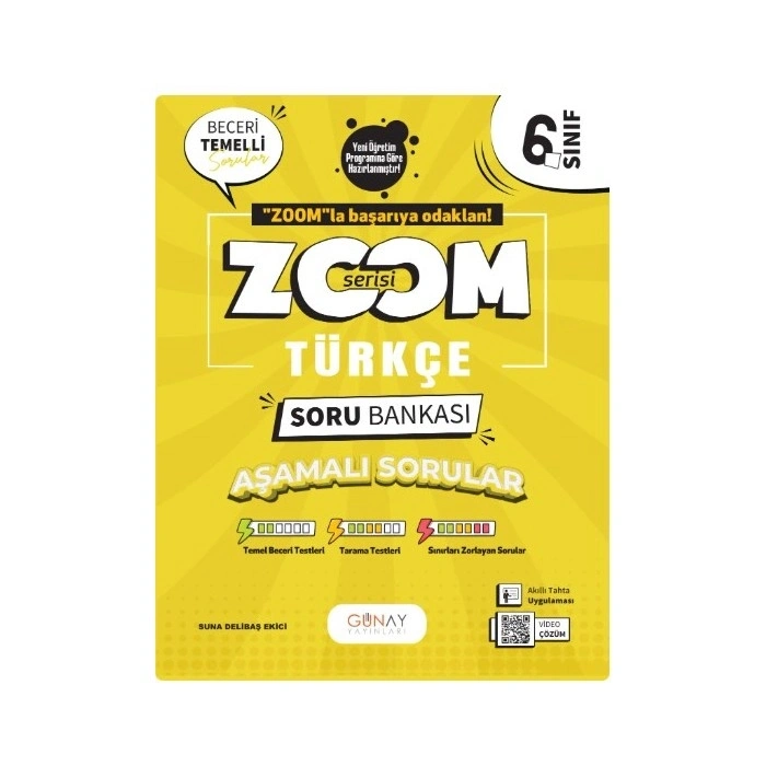 Günay 6. Sınıf Zoom Türkçe Soru Bankası 2026