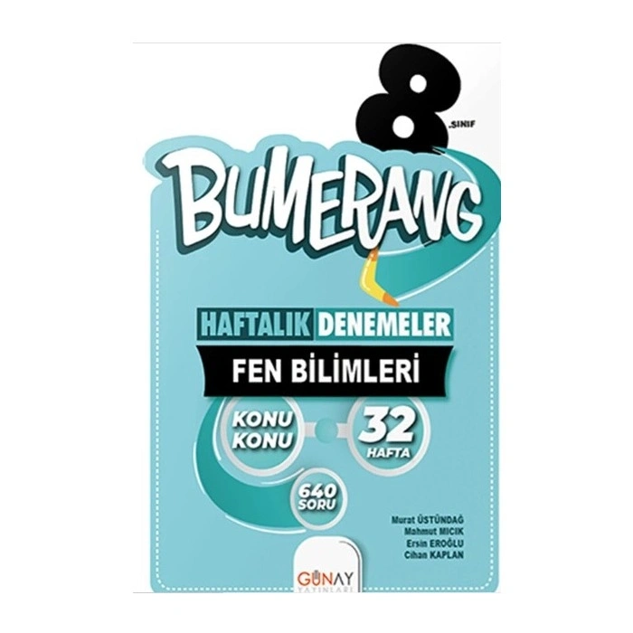 Günay 8. Sınıf LGS 32 Haftalık Fen Bilimleri Deneme 2026