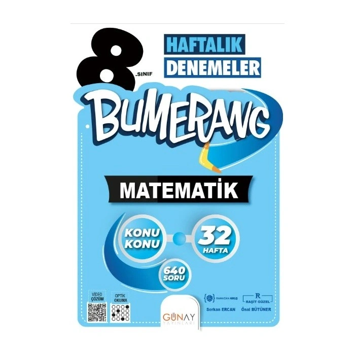 Günay 8. Sınıf LGS 32 Haftalık Matematik Denemeleri 2026