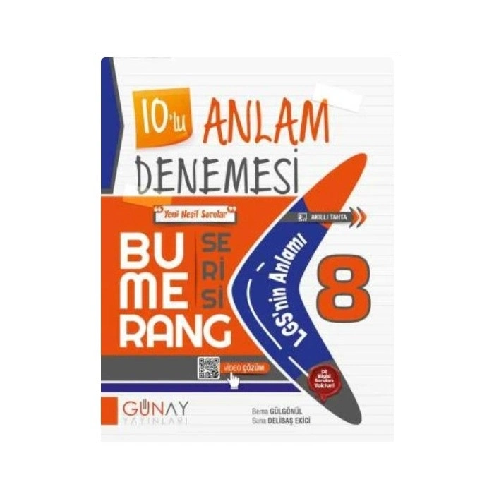 Günay 8. Sınıf LGS BUMERANG 10’LU ANLAM DENEMELERİ 2026
