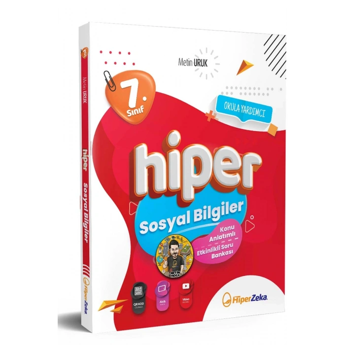 Hiper Zeka Yayınları 7. Sınıf Hiper Sosyal Bilgiler Konu Anlatımlı Soru Bankası