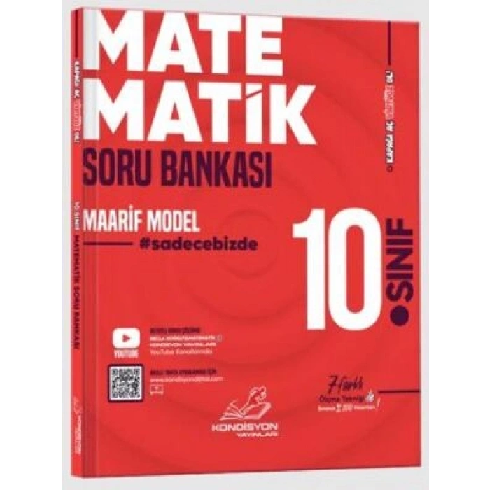 Kondisyon Yayınları 10. Sınıf Virtüöz Matematik Soru Bankası