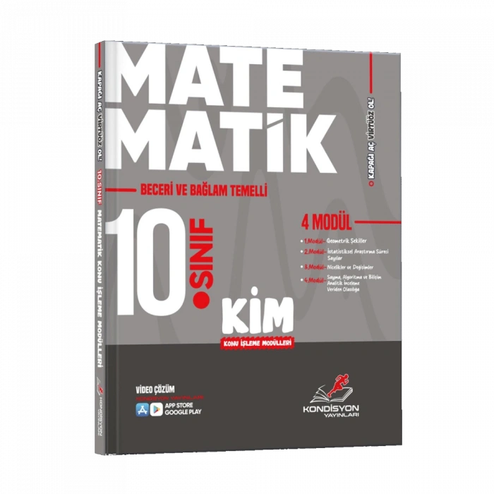 Kondisyon Yayınları 10. Sınıf Matematik Konu İşleme Modül Seti