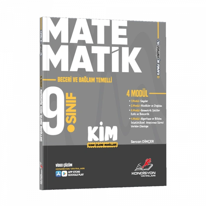 Kondisyon Yayınları 9. Sınıf Matematik Konu İşleme Modül Seti