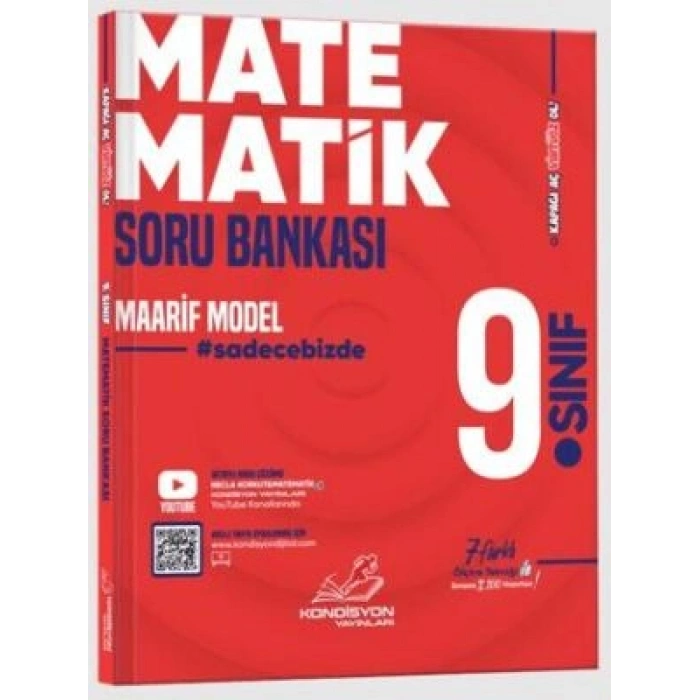 Kondisyon Yayınları 9. Sınıf Virtüöz Matematik Soru Bankası