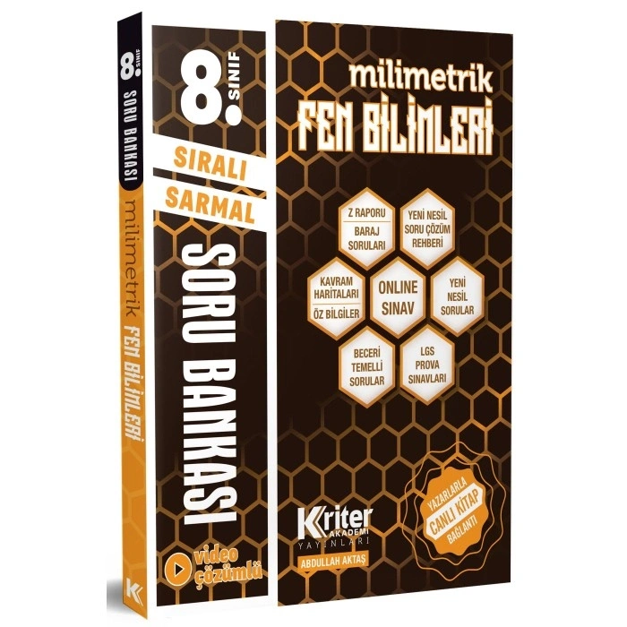 Kriter Akademi 8. Sınıf Fen Bilimleri Soru Bankası