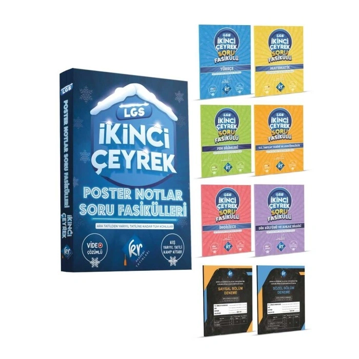 LGS İkinci Çeyrek Poster Notlar Soru Fasikülleri (2. Çeyrek)