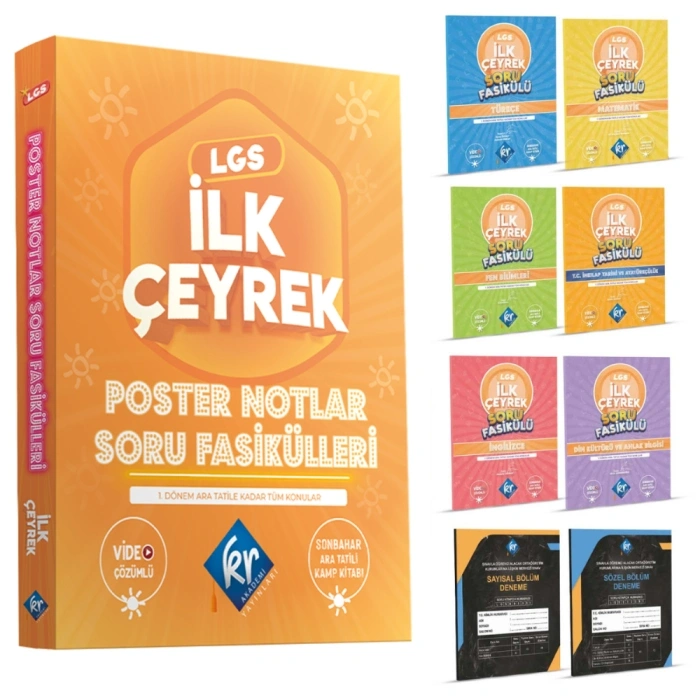 LGS İlk Çeyrek Poster Notlar Soru Fasikülleri (1. Çeyrek)