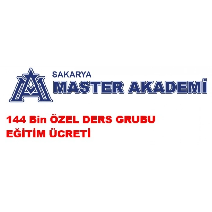 MASTER AKADEMİ 144 BİN ÖZEL DERS GRUBU EĞİTİM ÜCRETİ