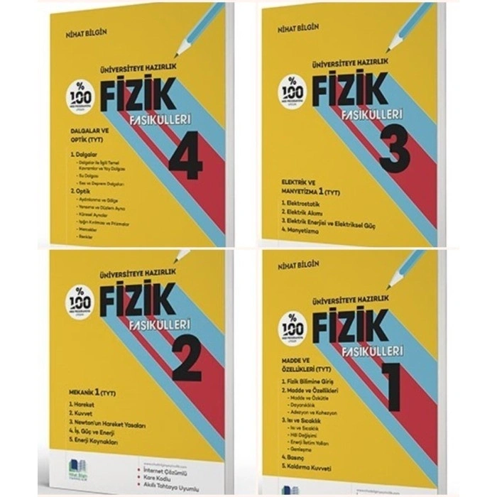 Nihat Bilgin TYT Fizik Fasikülleri 1 - 4
