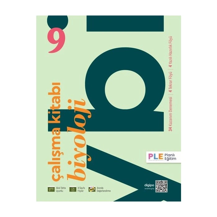 PLE - 9. Sınıf - Çalışma Kitabı - Kazanım Denemeleri - Biyoloji 2025