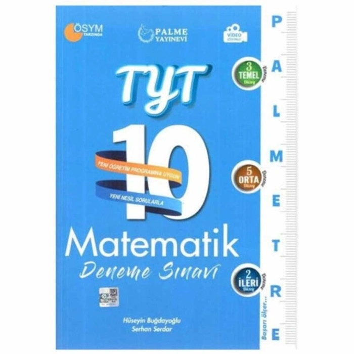 TYT Matematik 10 Deneme Palmetre Palme Yayınları