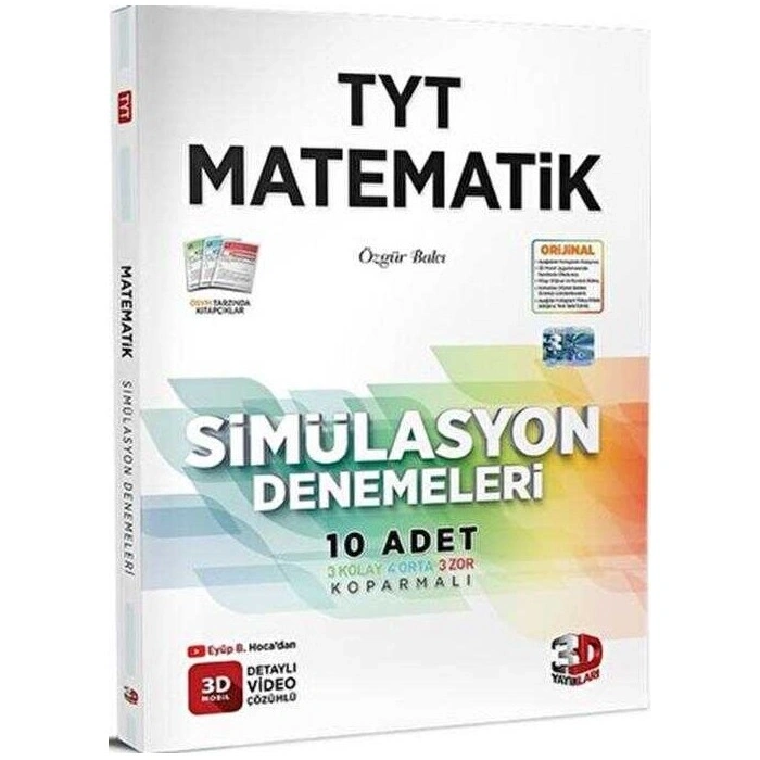 TYT Matematik Denemeleri 3D Yayınları