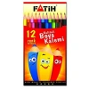 Fatih 12 Renk Kuruboya Kalemi Tam Boy 33112