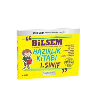 1. Sınıf Bilsem Hazırlık Kitabı